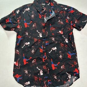 Marvel Black Graphic Men's Shirt